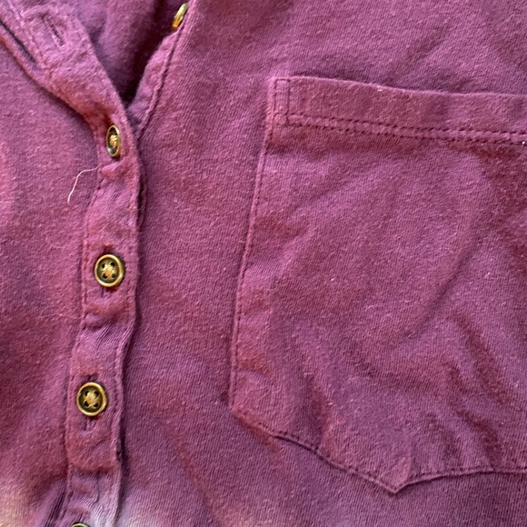 Eddie Bauer purple tie dye long sleeved shirt - Picture 5 of 6